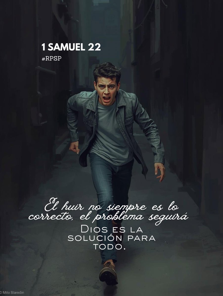 Hector_Sukari's tweet photo. #1Samuel22
1 Y YÉNDOSE David de allí escapóse á la cueva de Adullam; lo cual como oyeron sus hermanos y toda la casa de su padre, vinieron allí á él.
Hay soluciones que Dios puede realizar. El huir de un problema no es solución. Es desconfianza.
#rpsp
#PrimeroDios
#RID https://t.co/QYCCHYUtaT