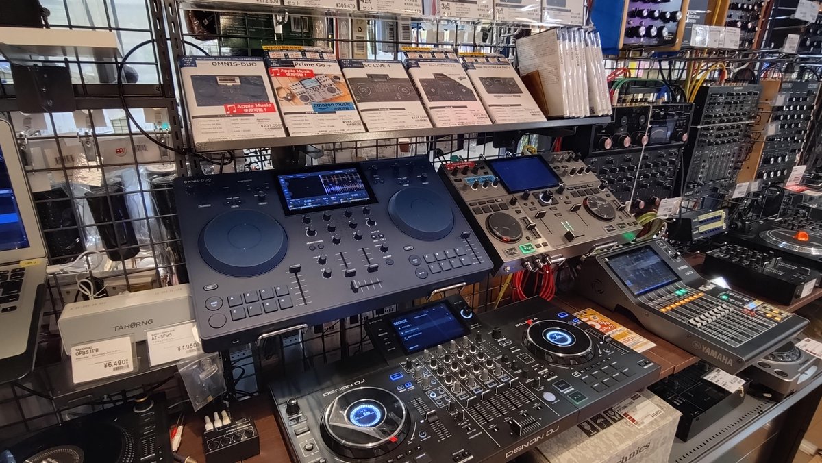 AlphaTheta OMNIS-DUO展示開始しました！ DDJ-FLX4を現場に持ち込んで