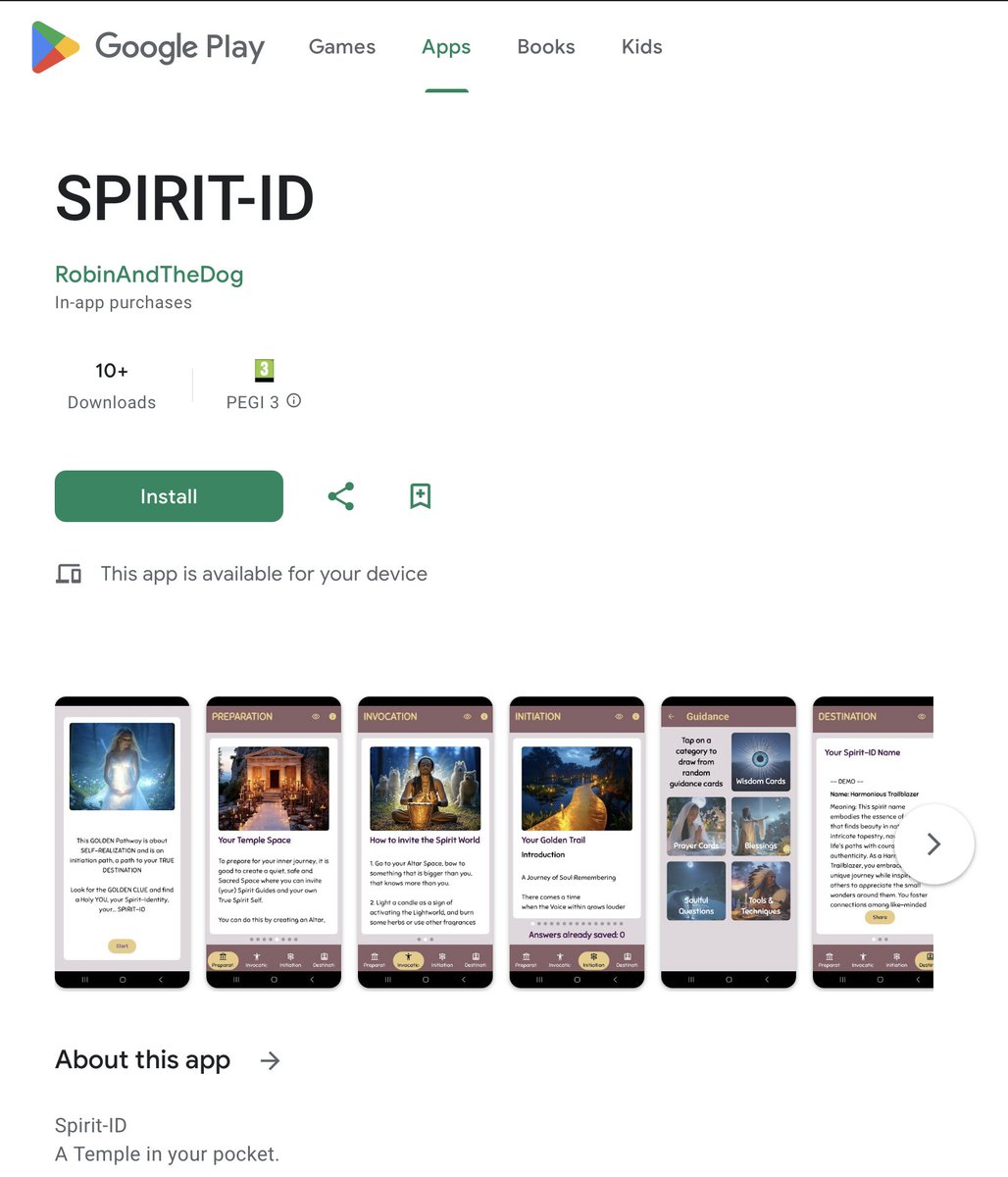 I'm proud to announce: SPIRIT-ID

My second Flutter application I developed with my sister this year, it has been approved on the Play Store, iOS is in review.

play.google.com/store/apps/det…