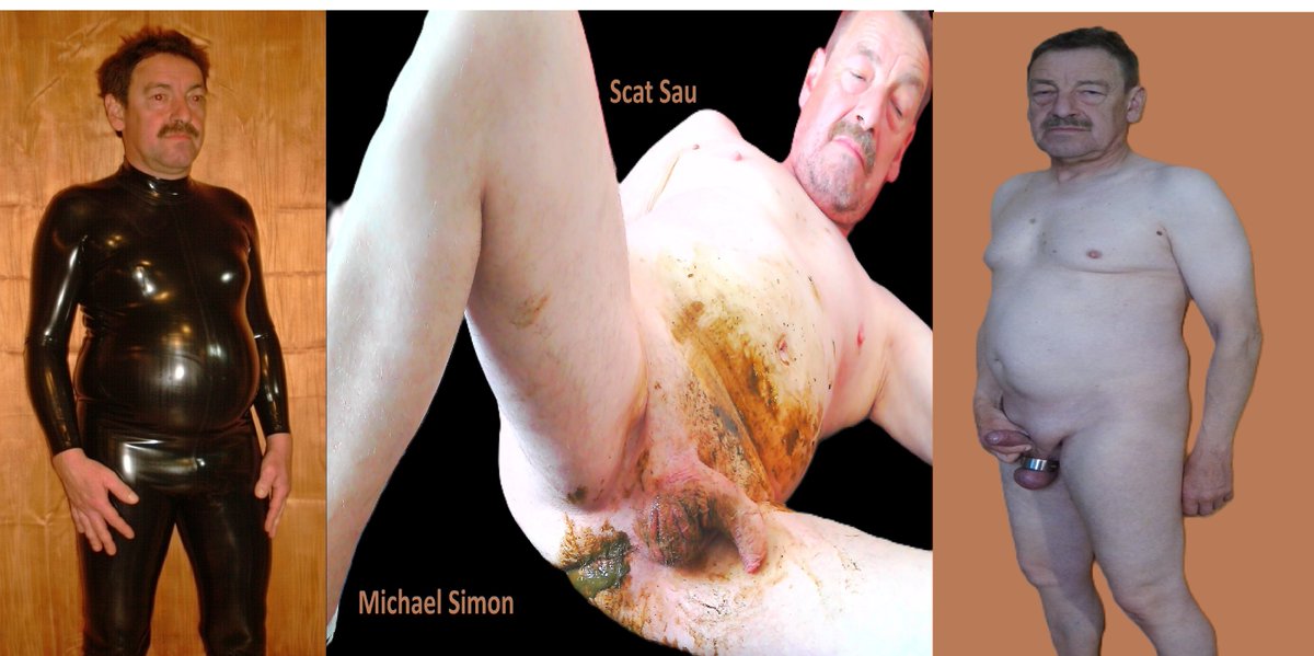 <a href="/buck_naked_expo/">Buck Naked</a> Scat Pig Michael Simon mag es in seine engen Latex Anzüge einzukacken und mit seiner eigenen Kacke zu schmieren .....