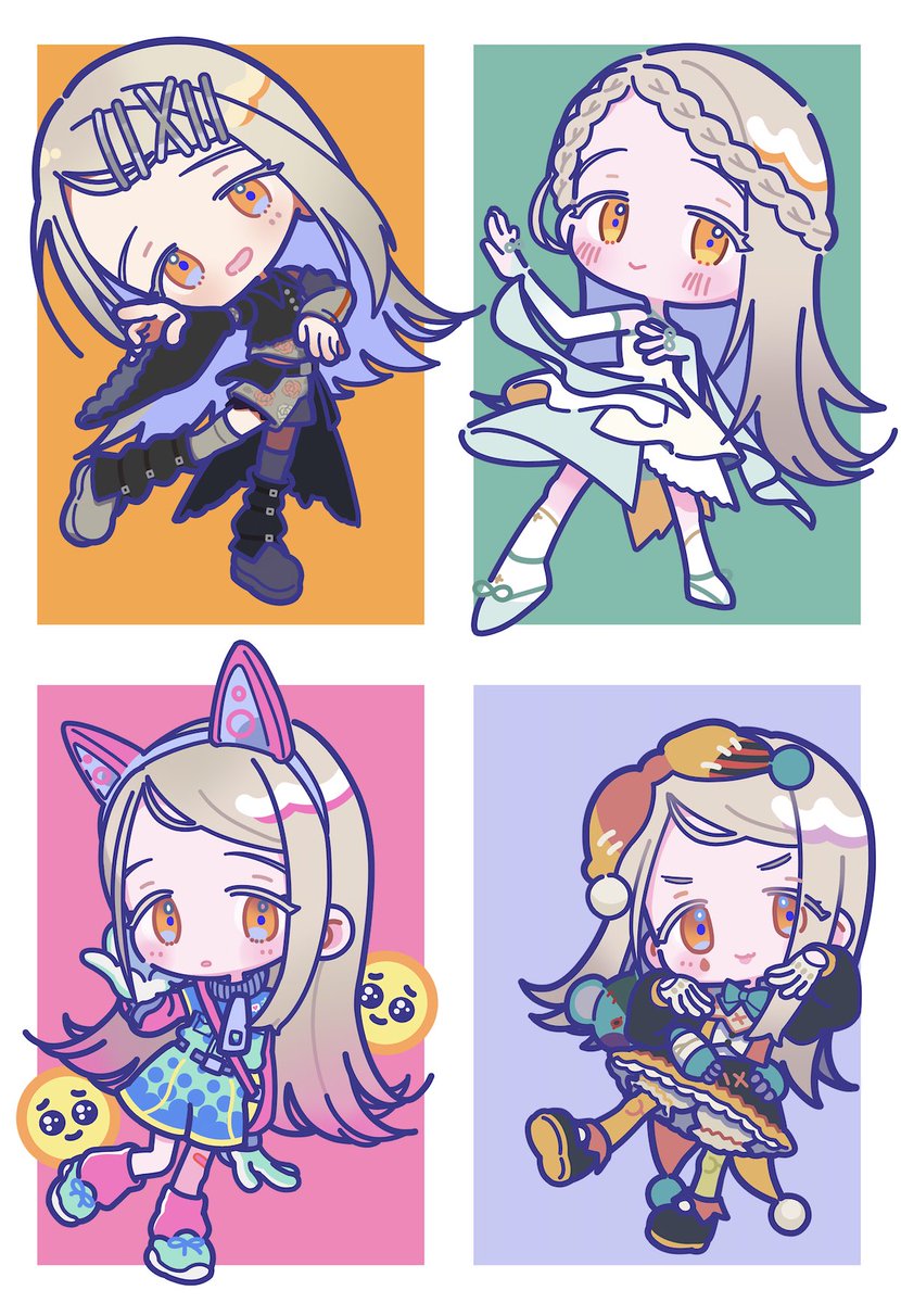 2025年自分が選ぶ今年の4枚 今年は私としては結構描いたけど 来年は