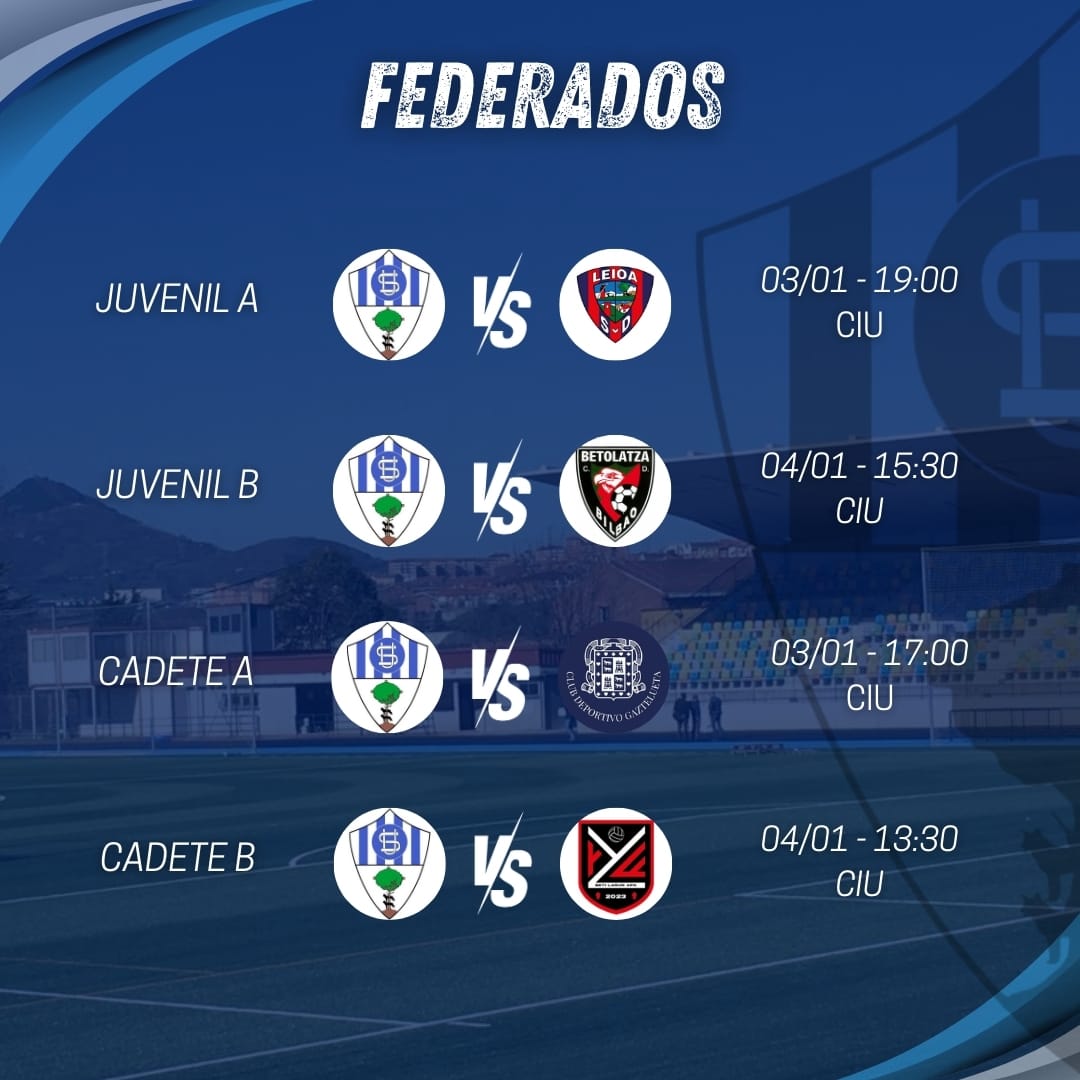 🔵⚪🔵⚪
Asteburuko ordutegiak
Horarios del fin de semana
AUPA UNIÓN!
🔵⚪🔵⚪