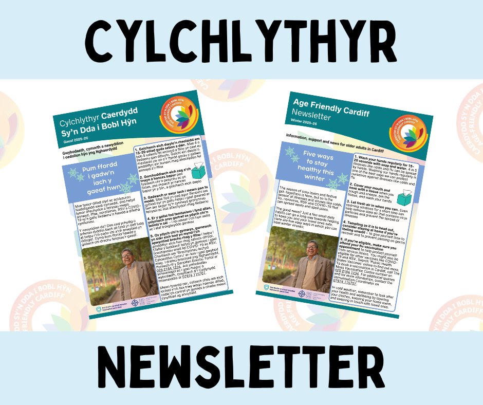 Caerdydd Sy'n Dda i Bobl Hyn/Age Friendly Cardiff tweet media