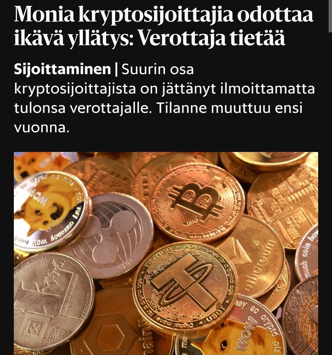 mihinsaastais's tweet photo. Jos sä oot yks näistä kryptosijoittajista joita odottaa "ikävä yllätys" niin vielä ehtii toimia!

Avuksi voi ottaa esim. suomalaisen @kryptoverotus vero-ohjelmiston tai tutustua verotuskiemuroihin @bitcoinkeskus sisältöjen kautta! 🙏

Kryptoverotus käyttöopas: https://t.co/jVVJpcutYo