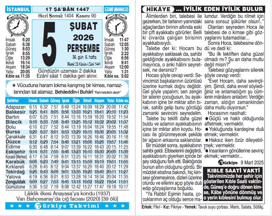 Turktakvim's tweet image. 