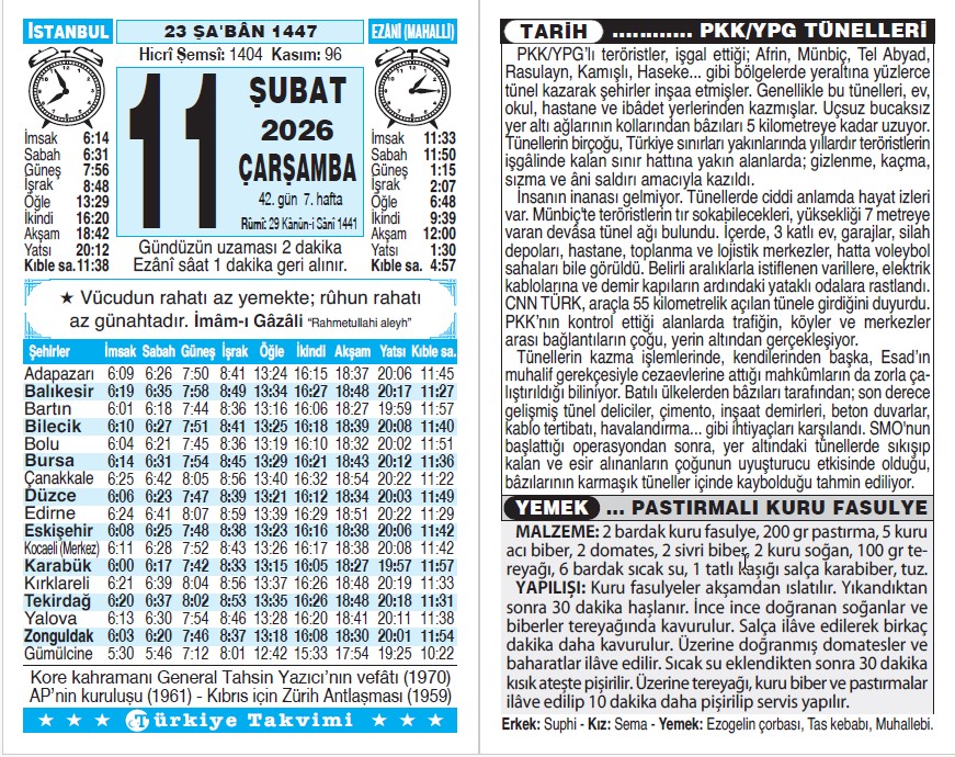 Turktakvim's tweet image. 