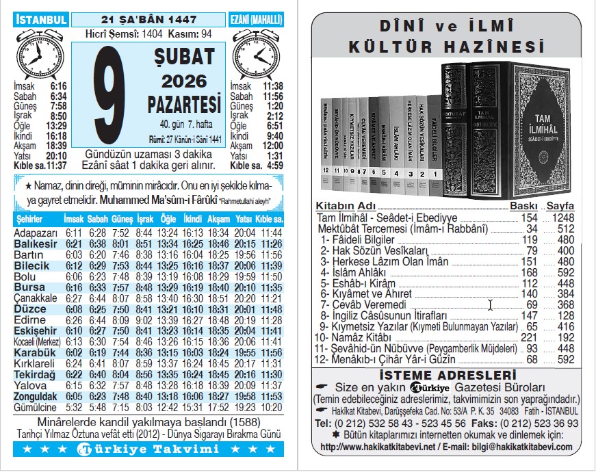 Turktakvim's tweet image. 