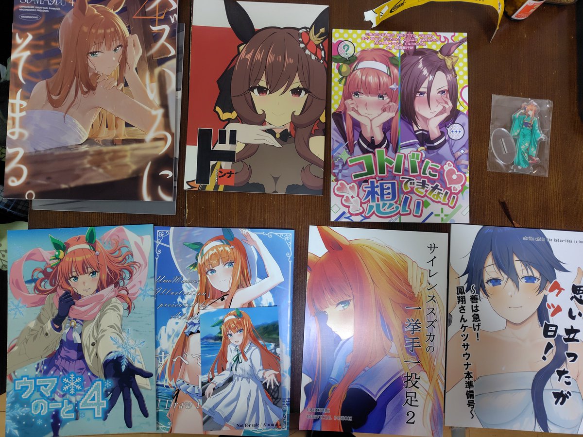 コミケに一般参加してきました👍️
去年の冬コミより数段混んでる気がしました…お疲れさまでした

＃C107