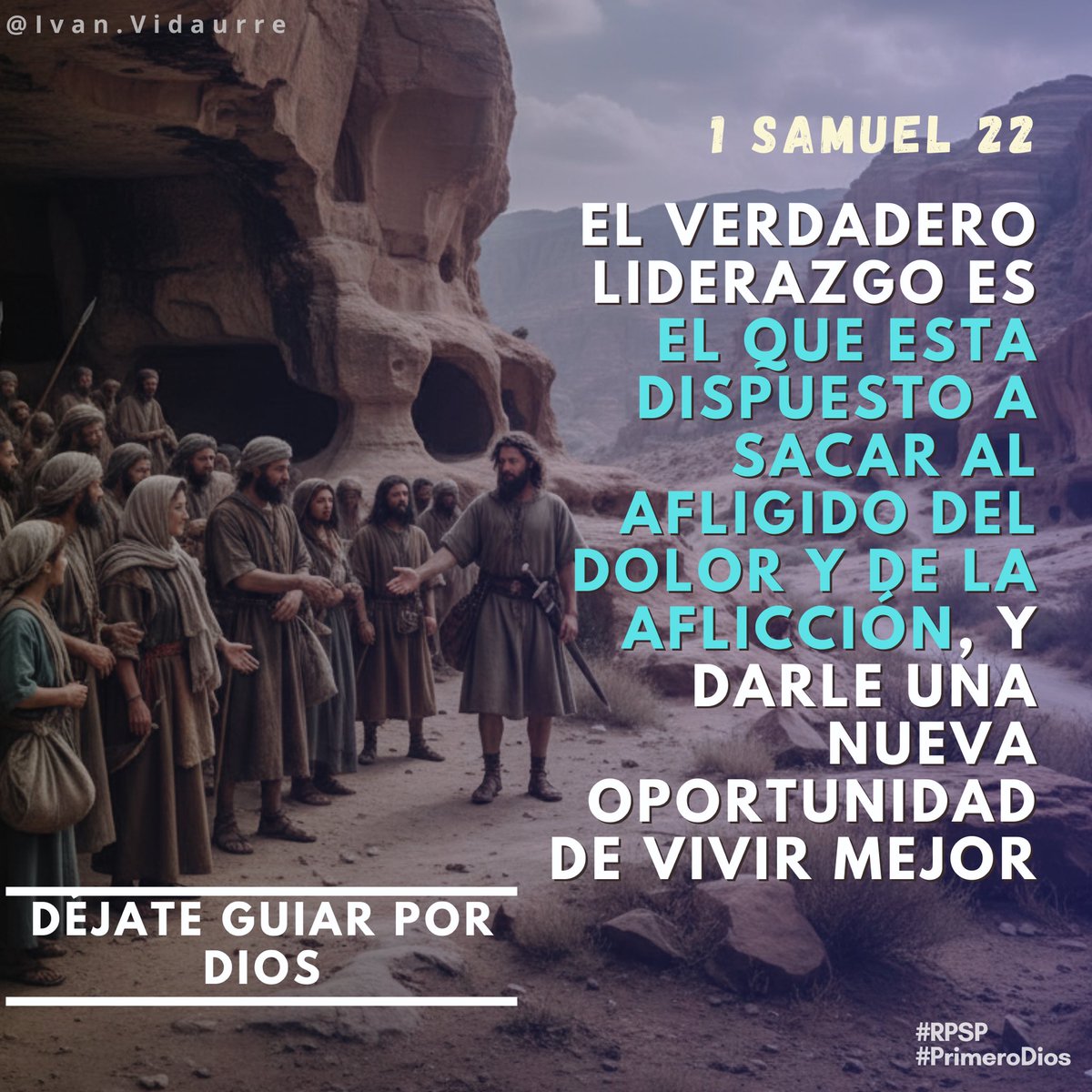 #rpsp
#PrimeroDios
#1Samuel22

📌En la aflicción de la vida, Dios siempre es REFUGIO y te pone en lugar de refugio

📌El verdadero liderazgo se forma en la aflicción y llevando al afligido a encontrase con Dios 

📌A veces la ayuda llega de quien menos esperas
