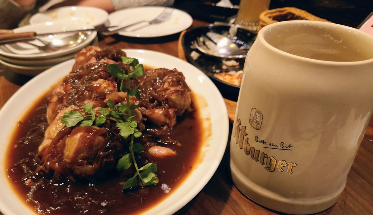 LibraTyoJpnKC's tweet photo. ビールと豚肉とジャガイモで満たされました✨ https://t.co/VrXcHA8zkd