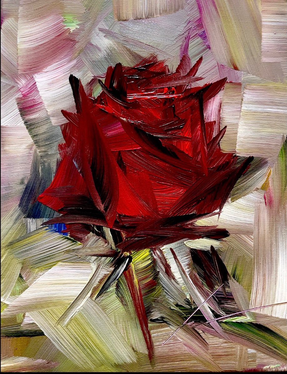 marseelee's tweet image. The world without flowers is like a face without a smile......Unknown

Artist:  Vera Kober  @vera_kober_art