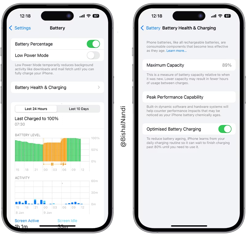 I thought my iPhone battery was cooked.

Turns out, it was just bad settings.

Here are 8 fixes 👇