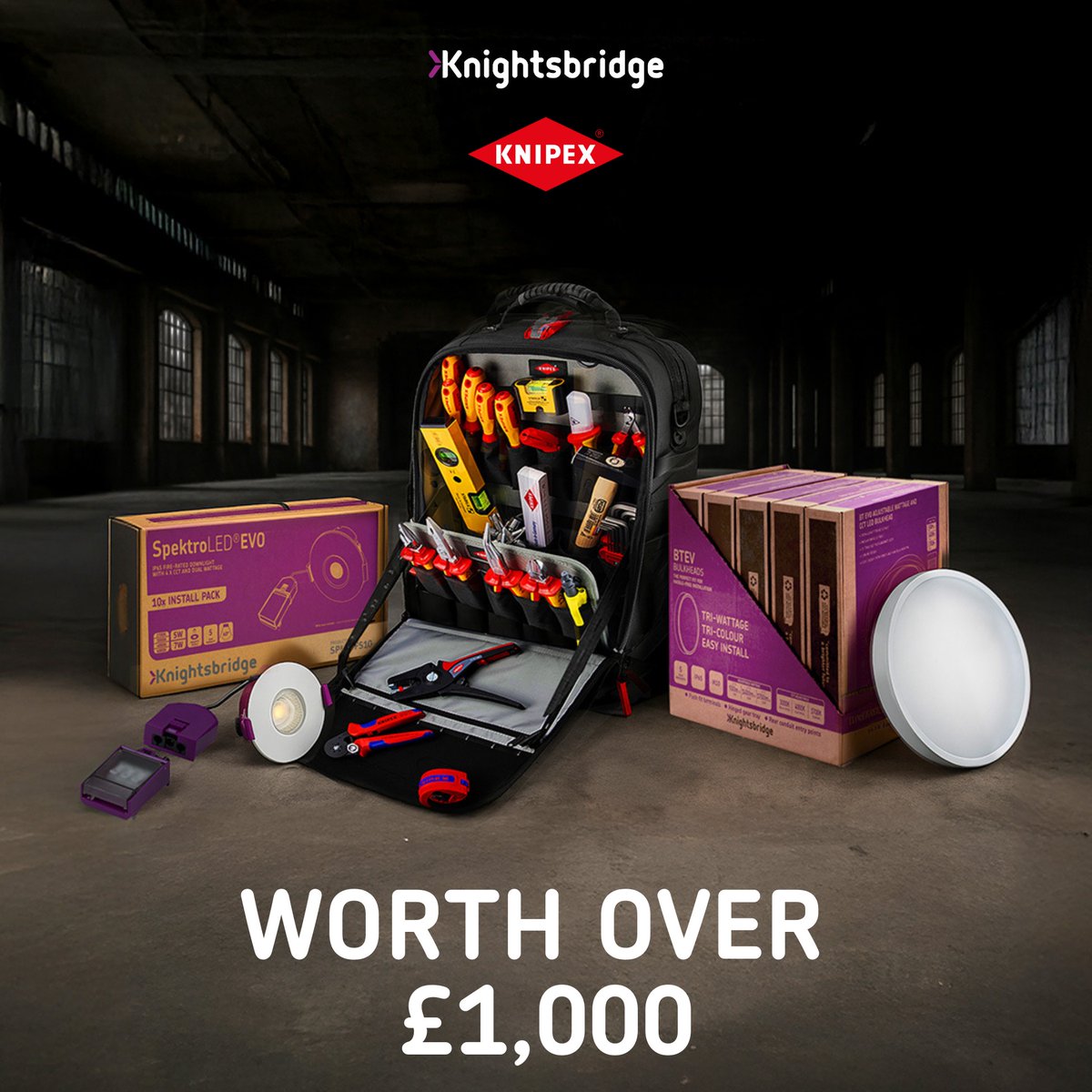 📢 Electricians: if you like free tools &amp; lighting, this is your final nudge!

Our survey closes 31 Dec. Win £1,000+ of kit incl. the Knipex X18 &amp; Knightsbridge lighting. First 100 get a £5 Greggs voucher.

Enter now: ow.ly/fgRH50XCGPF

 T&amp;Cs apply.

#electricians #survey