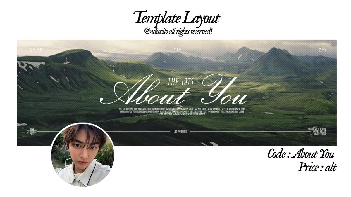 help repost !

wassup! aku bawa 8 template layout ipv  yang bisa kalian take sekarang lewat dm, untuk price sudah tercantum di ALT dan mohon baca TnC dulu ya sebelum take, terimakasih 🤍 

#zonauang