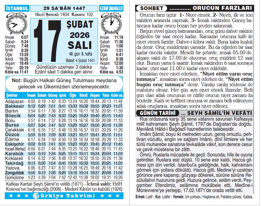 Turktakvim's tweet image. 