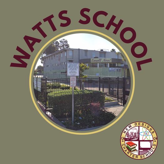 NewDesignsNDCS's tweet image. 👋🏼 Welcome to Watts School, home of the Knights! We are part of the New Designs Charter School family in south Los Angeles, California, and serve approximately 500 students in sixth through twelfth grades.