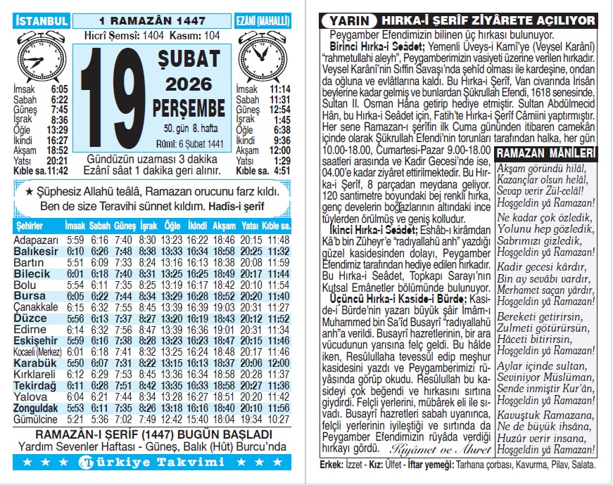 Turktakvim's tweet image. 