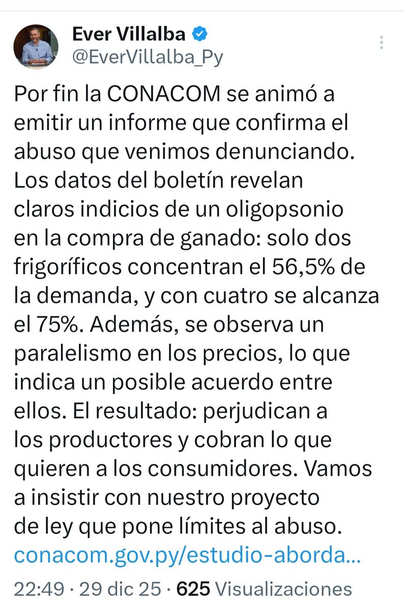 SENADOR <a href="/EverVillalba_Py/">Ever Villalba</a> CELEBRA ACCIONAR DE CONSCOM.