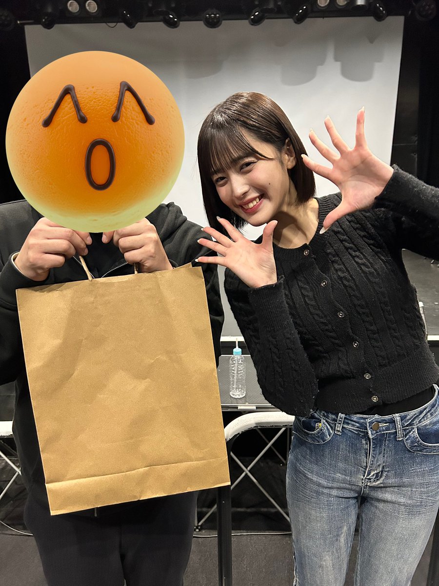 2部のお見送り会で たまちゃんに「来年はもうちょっと仲良くなりま