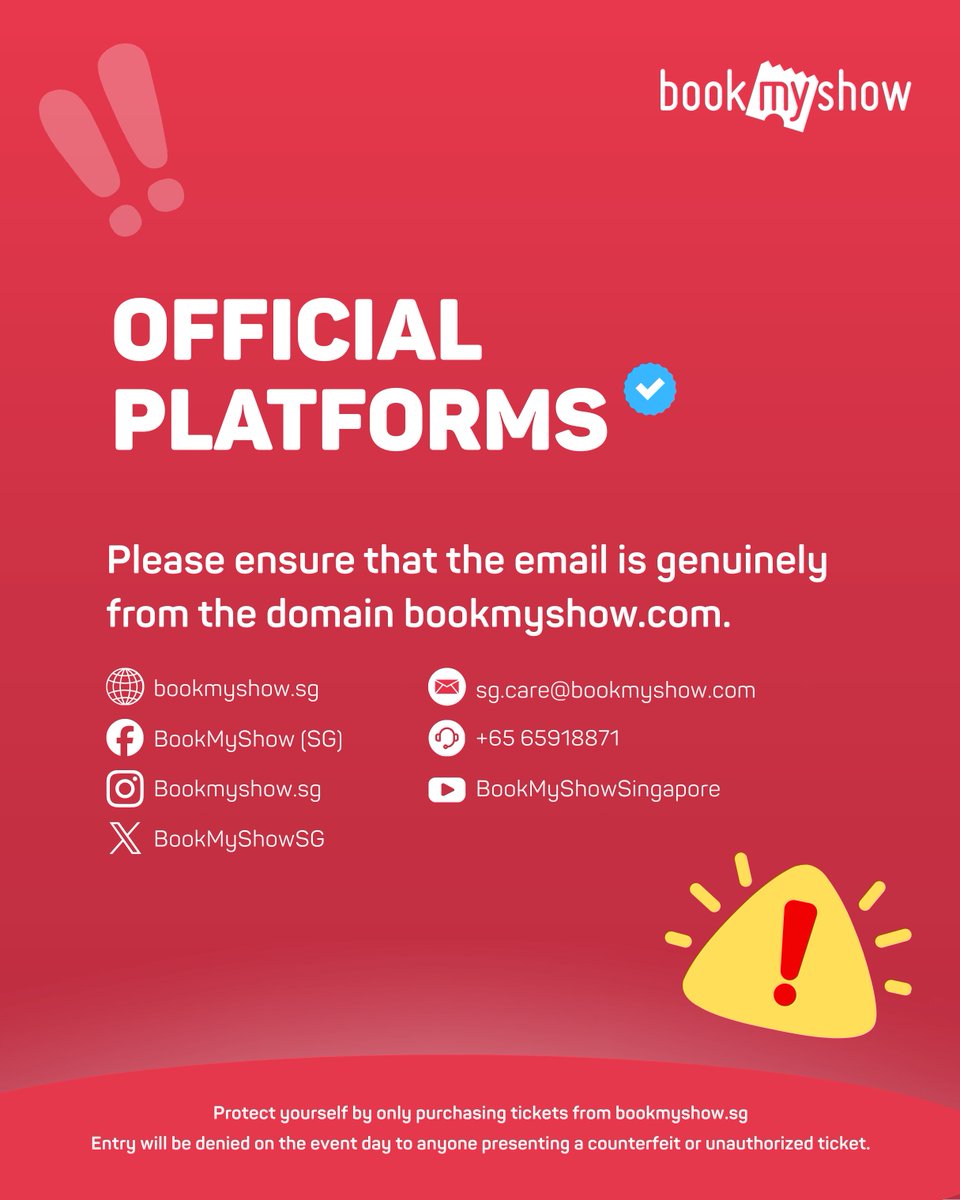BookMyShow Singapore tweet media