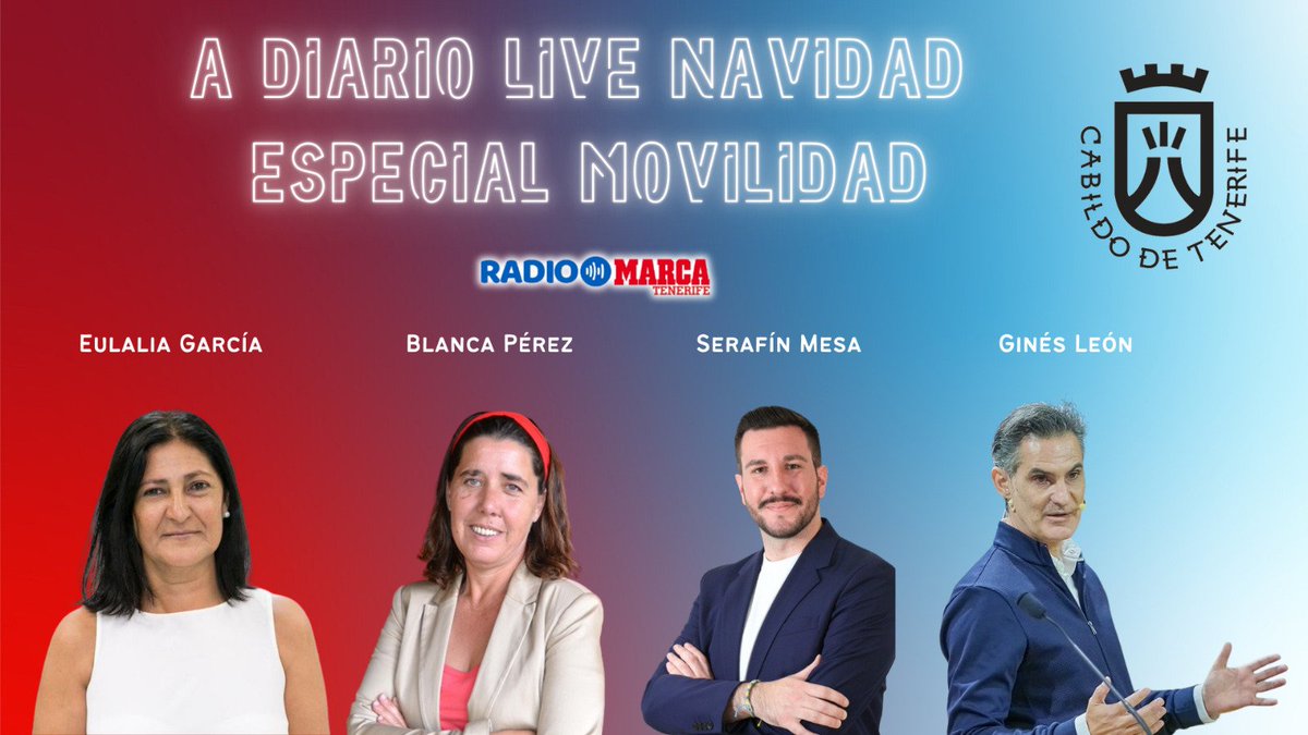 📻 ¡¡Tenemos un programa especial en <a href="/RadioMarcaTfe/">Radio MARCA Tenerife</a>!! 

🗣️🚘 ¡Hablamos de movilidad con numerosos protagonistas!

🎙️ Con <a href="/tommyRguezC/">Tommy Rodríguez</a>

DIRECTO en TWITCH 🖥️ 
m.twitch.tv/radiomarcatene…. 

DIRECTO en YOUTUBE 🖥️ m.youtube.com/@radiomarcaten…

🎙️¡Escucha! 👉 radiomarcatenerife.com.