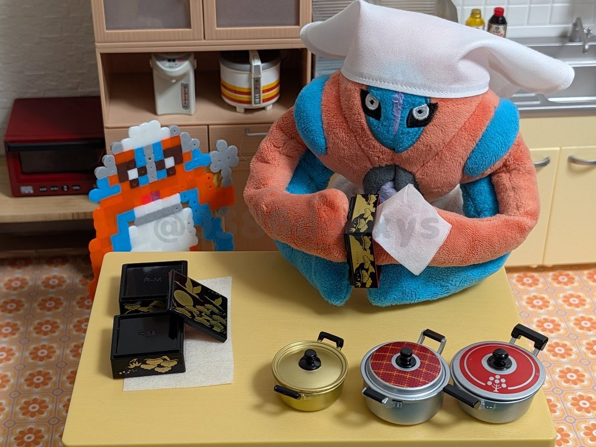 お重も洗ったし、あとは明日にお料理を詰めたら おせちは準備完了