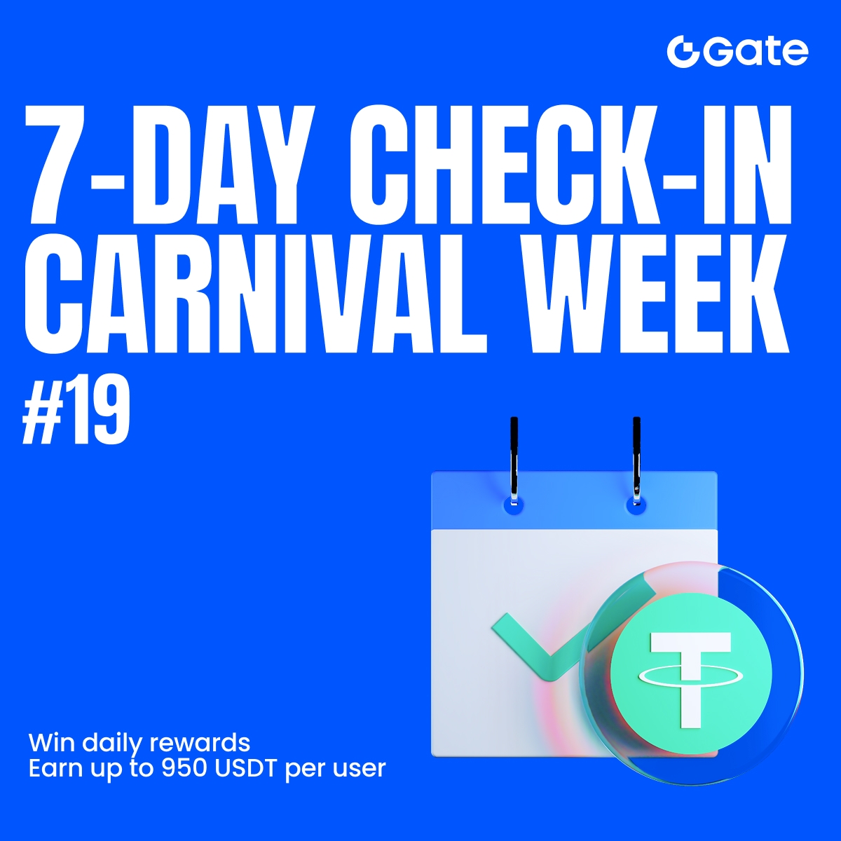 أسبوع تسجيل الدخول لمدة 7 أيام 🎯

سجّل دخولك يوميًا، تداول، واربح ما يصل إلى 950 USDT من المكافآت!

لا توجد قيود على العملات — تداول واحصل على جوائزك اليومية.

انضم الآن 👇
gate.com/campaigns/3689