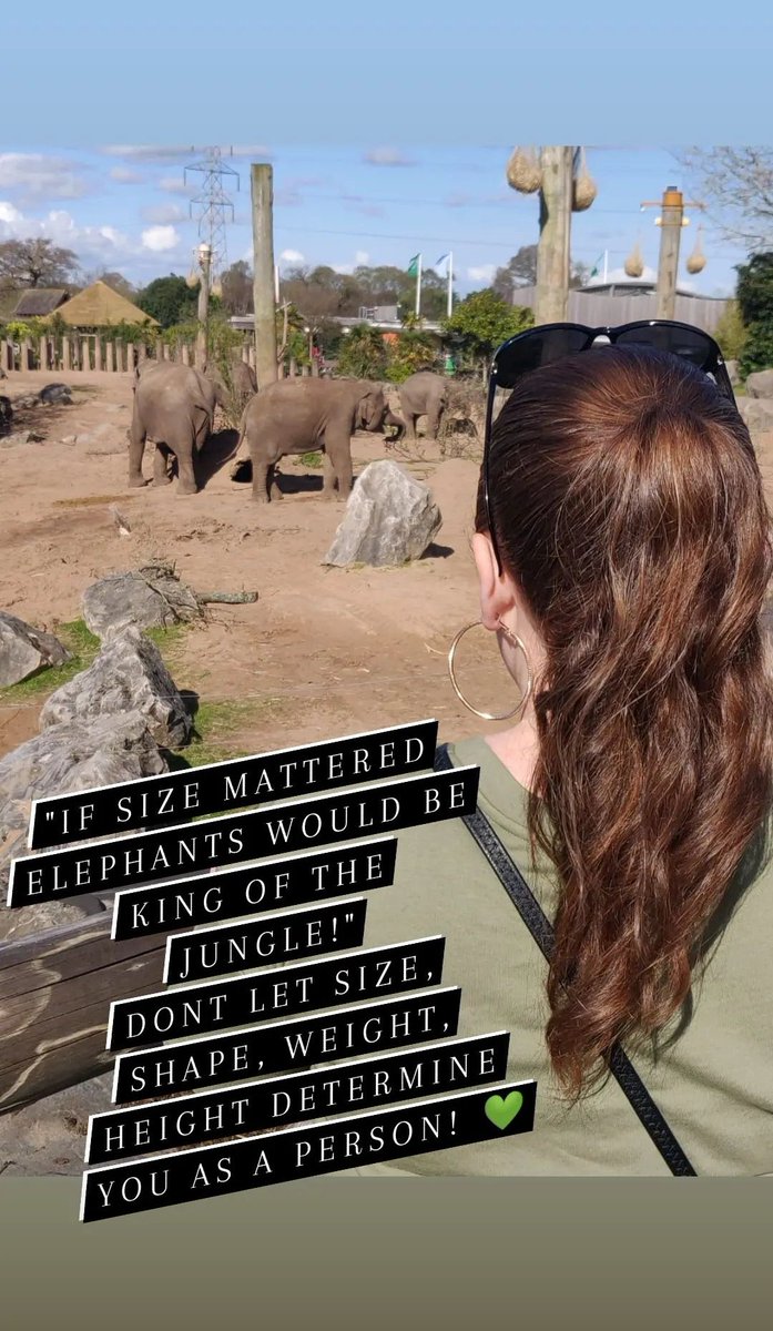 MrsLD10's tweet image. "If size mattered elephants would be king of the jungle! Don't let size, shape, weight, height determine you as a person!" ❤️
#bodyconfidence #bodyimage #selflove #selfcare #Confidence