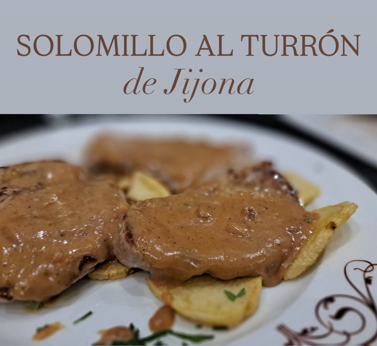 ¡No te quedes en estas fiestas sin probar nuestro solomillo al turrón de Jijona!