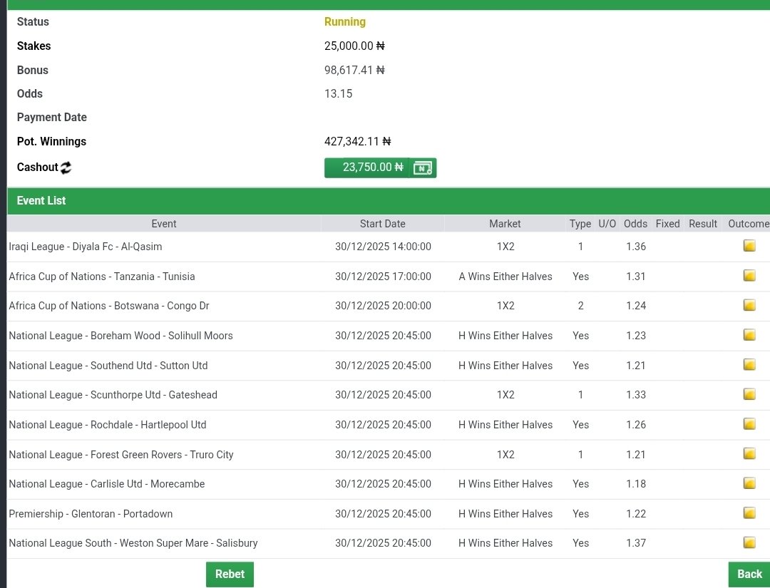 PoojaMedia's tweet image. Tuesday Chops on Bet9ja; 

3VJ2J97
3VJ53DW
3VJ5SCF

DEPOSIT &amp;amp; PLAY &amp;gt; rt.bet9ja.click/o/J5IHKK?lpage…

#Bet9jaCode