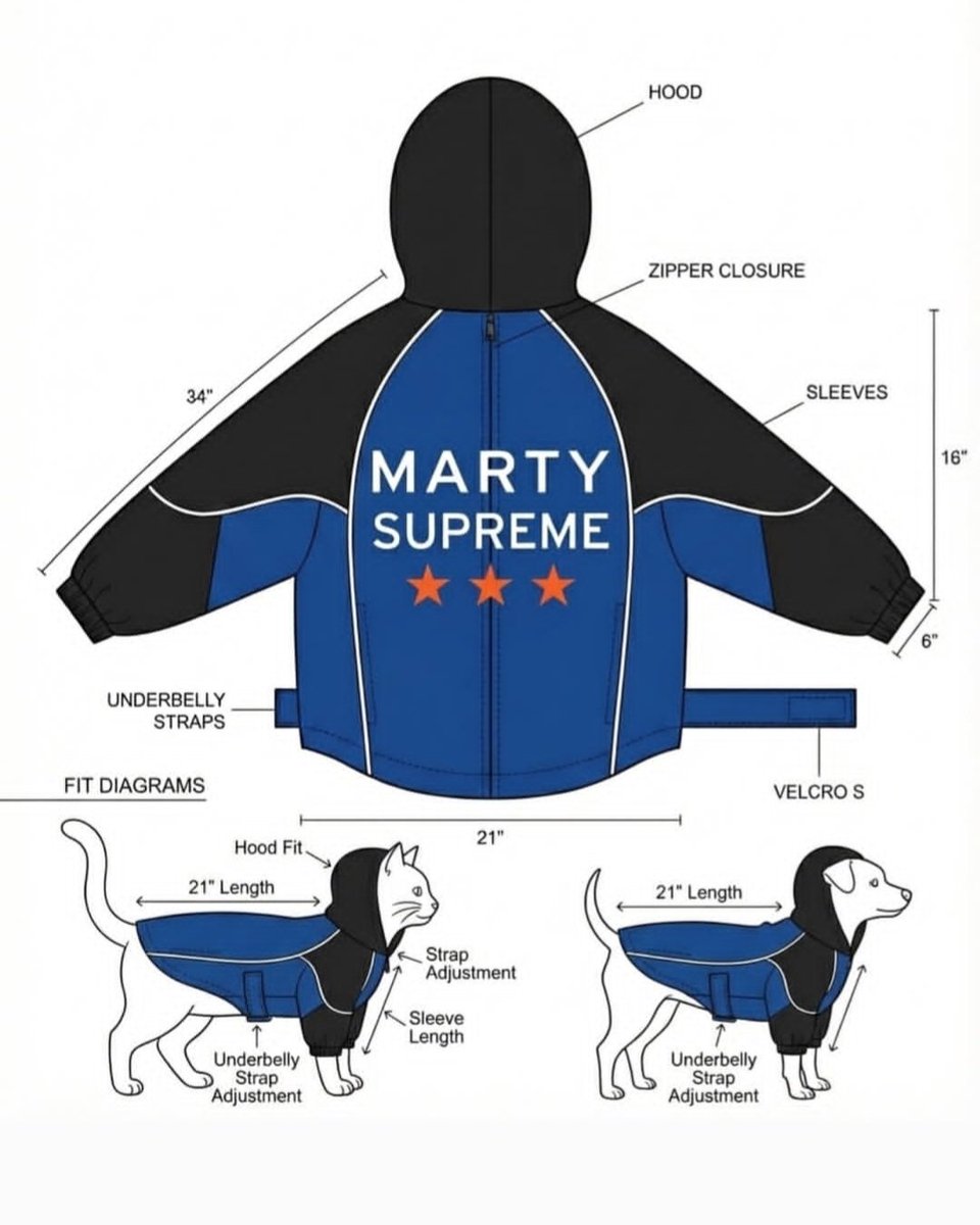 for the smallest cinephile in your life #MartySupreme