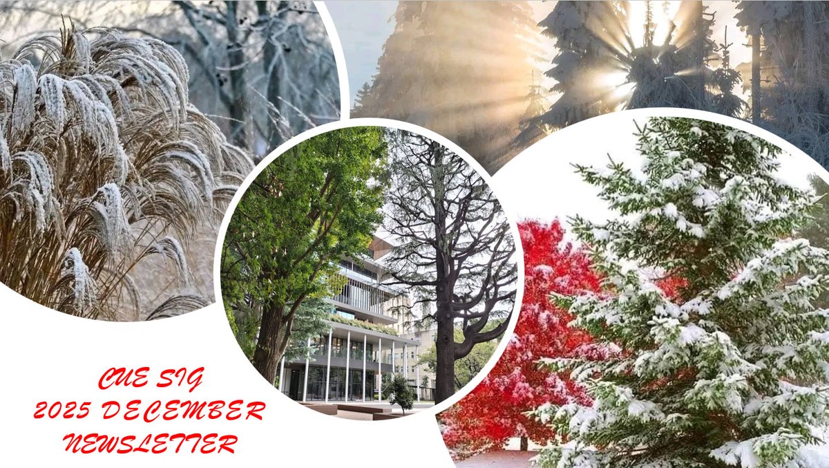 CUE Members, Check your email (and spam) for the CUE SIG Newsletter 📩 with an important update. Didn’t get it? DM your PR Chair at publicityjaltcue@gmail.com Thank you for your continued support  Happy holidays and see you in the new year! #AcademicCommunity #HigherEducation