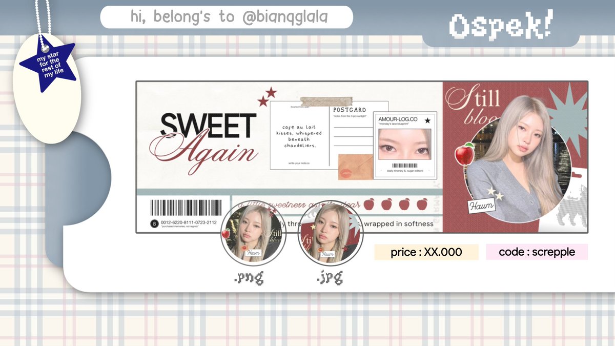 𓇼… help rt? thank you!

hello there...! minta tolong ospek, kalau kebetulan ada kesamaan konsep atau kurang aman, kindly reach me on dm ya thank you so much for the help ♥️
#zonajajan  #zonauang