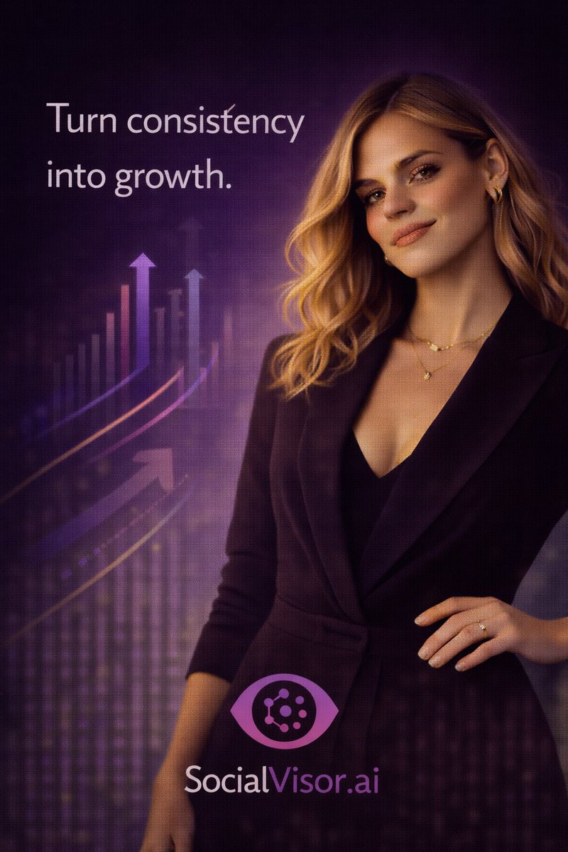 socialvisor_ai's tweet image. Turn consistency into growth.

Build momentum with insight.
SocialVisor.ai
#ConsistentGrowth #DataDriven #CreatorStrategy #SocialAnalytics