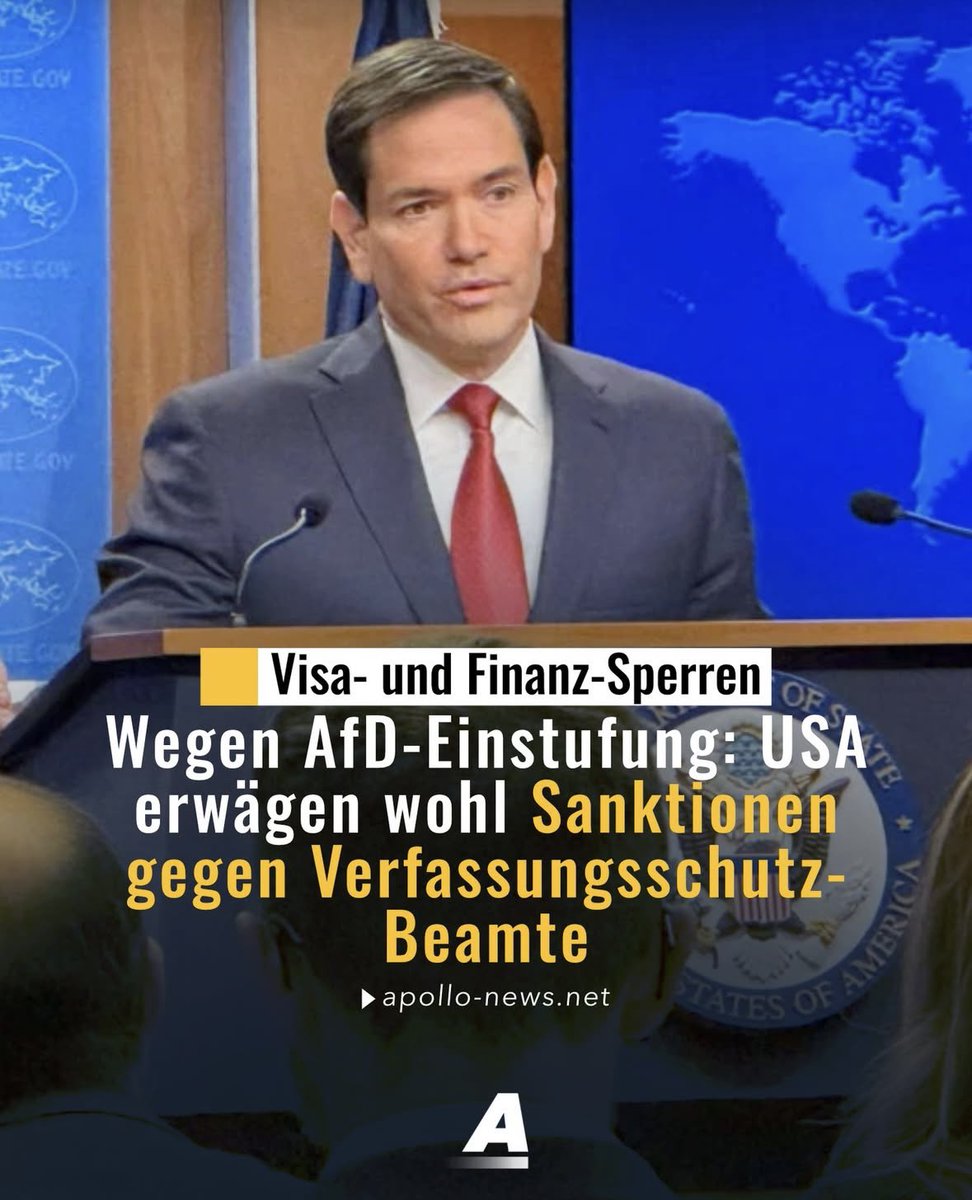 Hahahaha! Ich liebe Marco Rubio. Ich liebe die US-Regierung. Ich liebe alles daran!