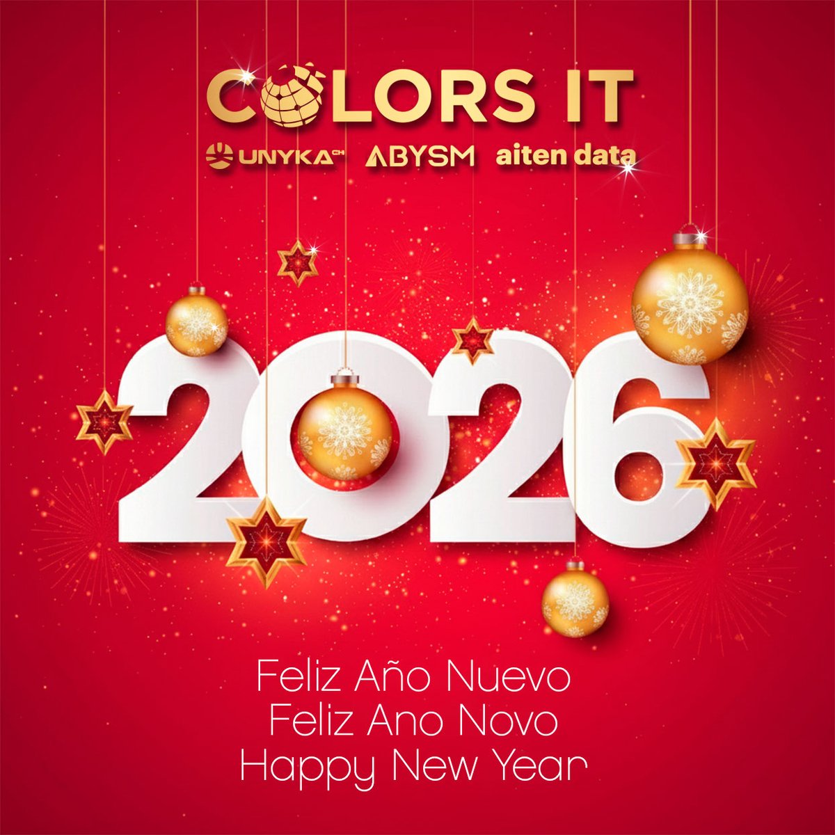 GRACIAS!!! Gracias a todos por vuestra lealtad y por impulsarnos a crecer. Nos despedimos del año con la emoción de saber que el 2026 viene cargado de nuevos retos y sorpresas que estamos deseando compartir con vosotros.  ¡Feliz Año Nuevo! 🎆 #FelizAñoNuevo #Bienvenido2026