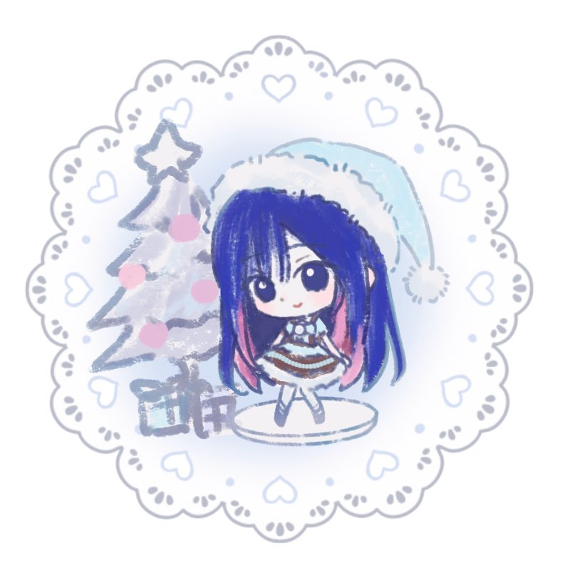 友達<a href="/luco_0o0/">るこ🐾</a> からの——！描いてくれてありがとうね ˃ ˄ ˂̥̥
今回はチョコミントの勝ち🌱🍫

#柊真ミフユ 
#冬眠喫茶室