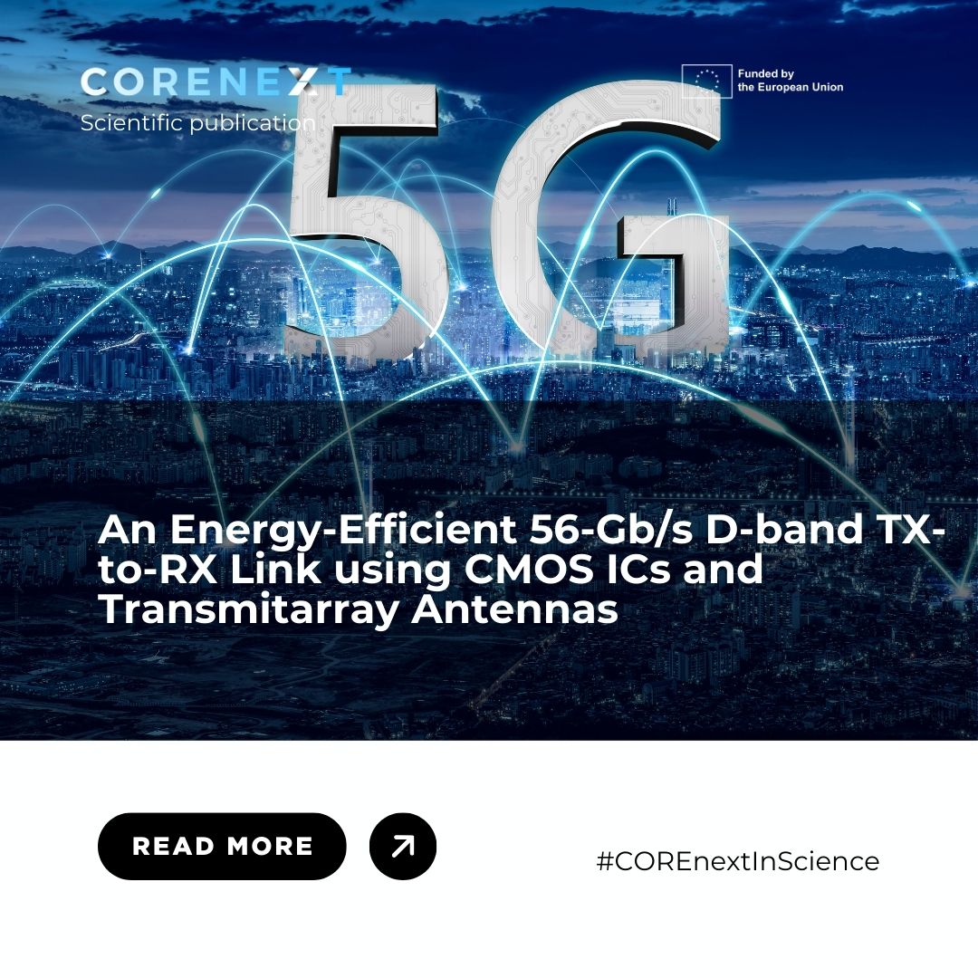 COREnext_EU's tweet photo. 📘 The 2nd proposal in our selection from the @COREnext_EU Holiday Library is the paper presenting an energy-efficient communication system based on multi-channel transmitter and receiver ICs implemented in 45-nm CMOS technology⤵️
https://t.co/NWvqFawghV https://t.co/l0YOwnPQUc