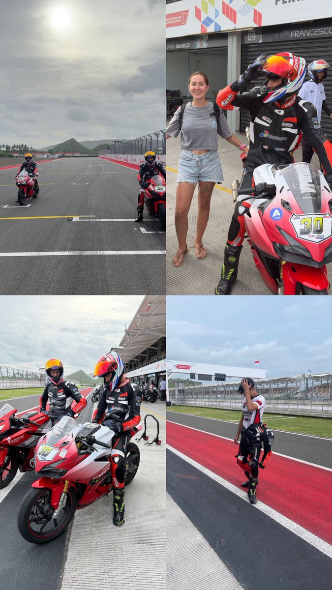 Que experiencia mas top en el circuito de motogp de indonesia locura