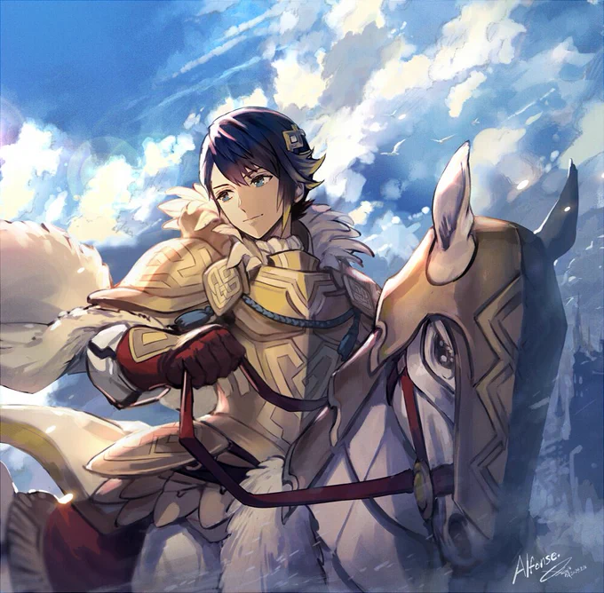 #2025年自分が選ぶ今年の4枚 #FEヒーローズ ファイアーエムブレム ヒーローズ 「開かれし未来へ アルフォンス」 「希望を抱く王女 シャロン」 第8回、第9回の英雄総選挙にて選ばれたお二方です。奇跡的にご兄妹を担当させて頂けて身が引き締まる思いでした。素敵なキャラ達を誠に有難う御座います!