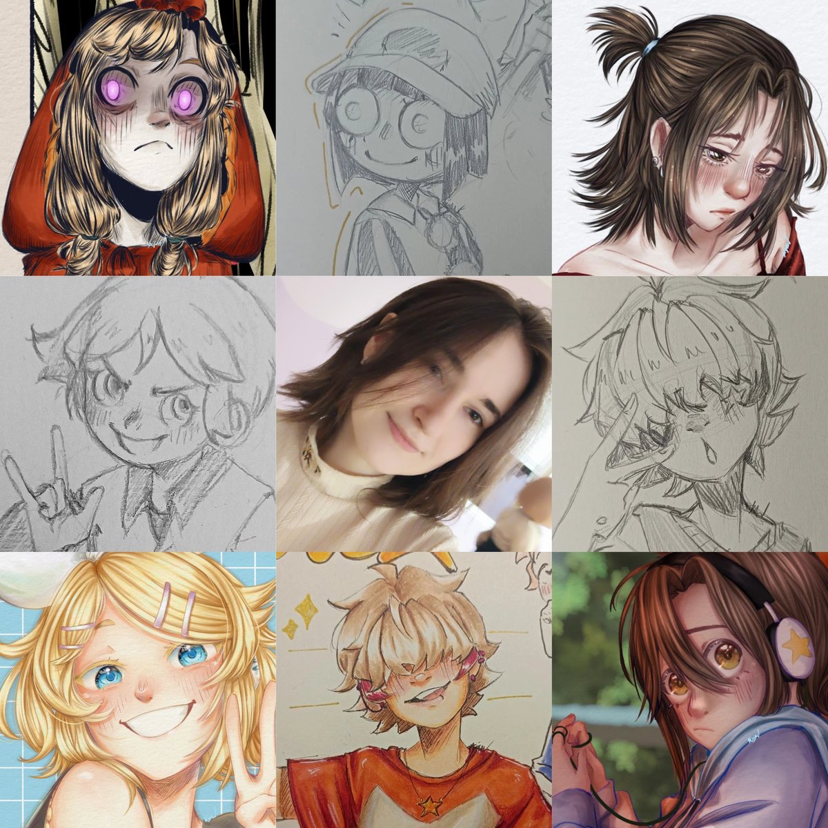 kaikurohi's tweet image. ✨ Art vs Artist 2025 ✨

It's rare to see me smile, but I didn't have many more photos heh
This year was a disaster, but I hope 2026 will be better ♡

🩵 Thank you to everyone who has been here! 🩷

#artmoots #artvsartist2025