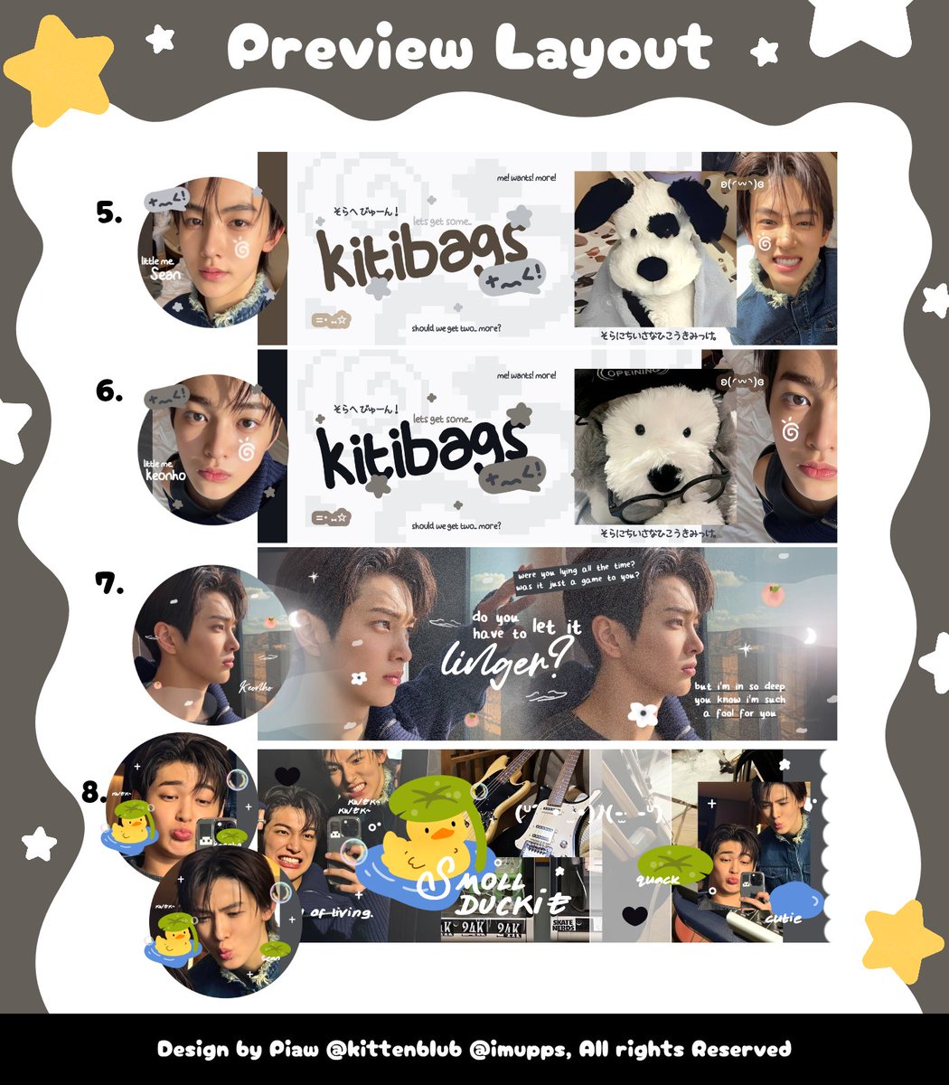 kittenblub's tweet image. 🍮💬 Help RT { Any interaction are appreciated! ✨️ }

Layout James Keonho Juhoon Seonghyeon Cortis bisa ditake skrng yap &amp;gt;__&amp;lt; melalui dm / tele 📌 #zonauang