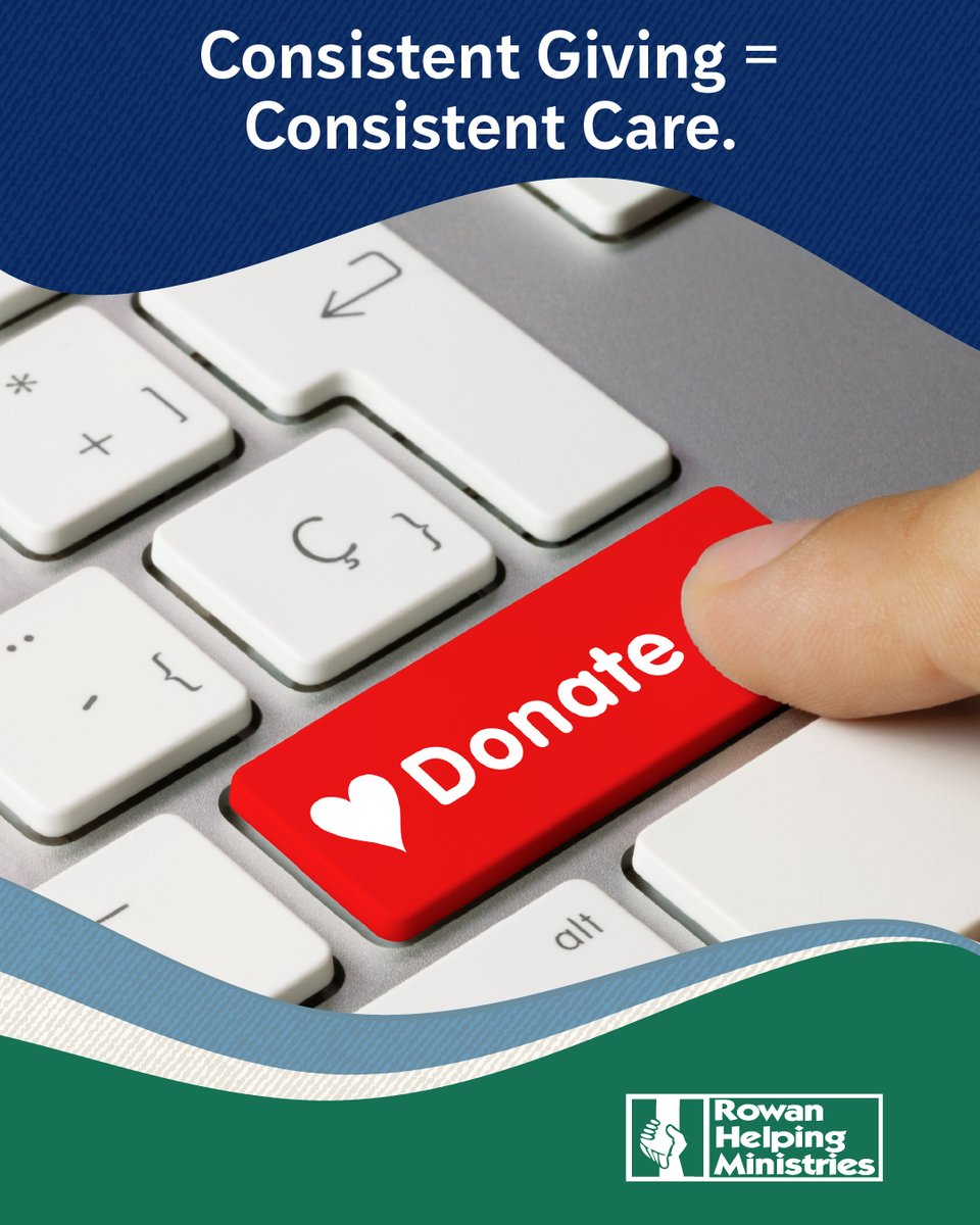 RowanHelpingMin's tweet image. Consistent giving = consistent care.

Your sustainable donation helps Rowan Helping Ministries plan ahead, expand services, and meet urgent community needs without delay.

✨ Together, we create lasting change.
➡️ rowanhelpingministries.org/donate