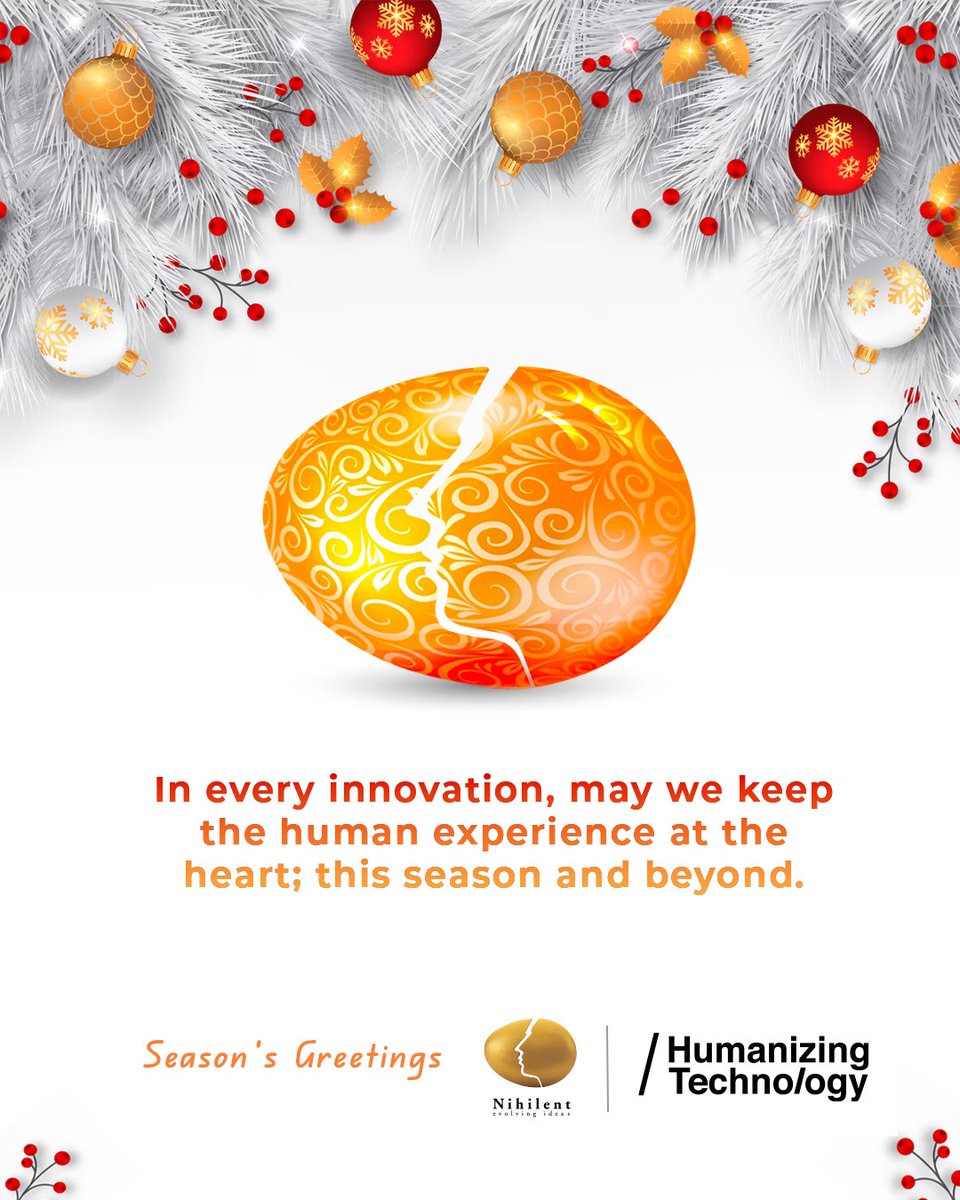 Nihilent's tweet photo. As the year ends, it’s the quiet human moments, not the deadlines, that stay with us.

Wishing you warmth, rest, and meaningful connections this festive season and beyond.

#SeasonGreetings #NewYearWishes #Gratitude #LookingAhead #Nihilent https://t.co/ThVpWwsZN3