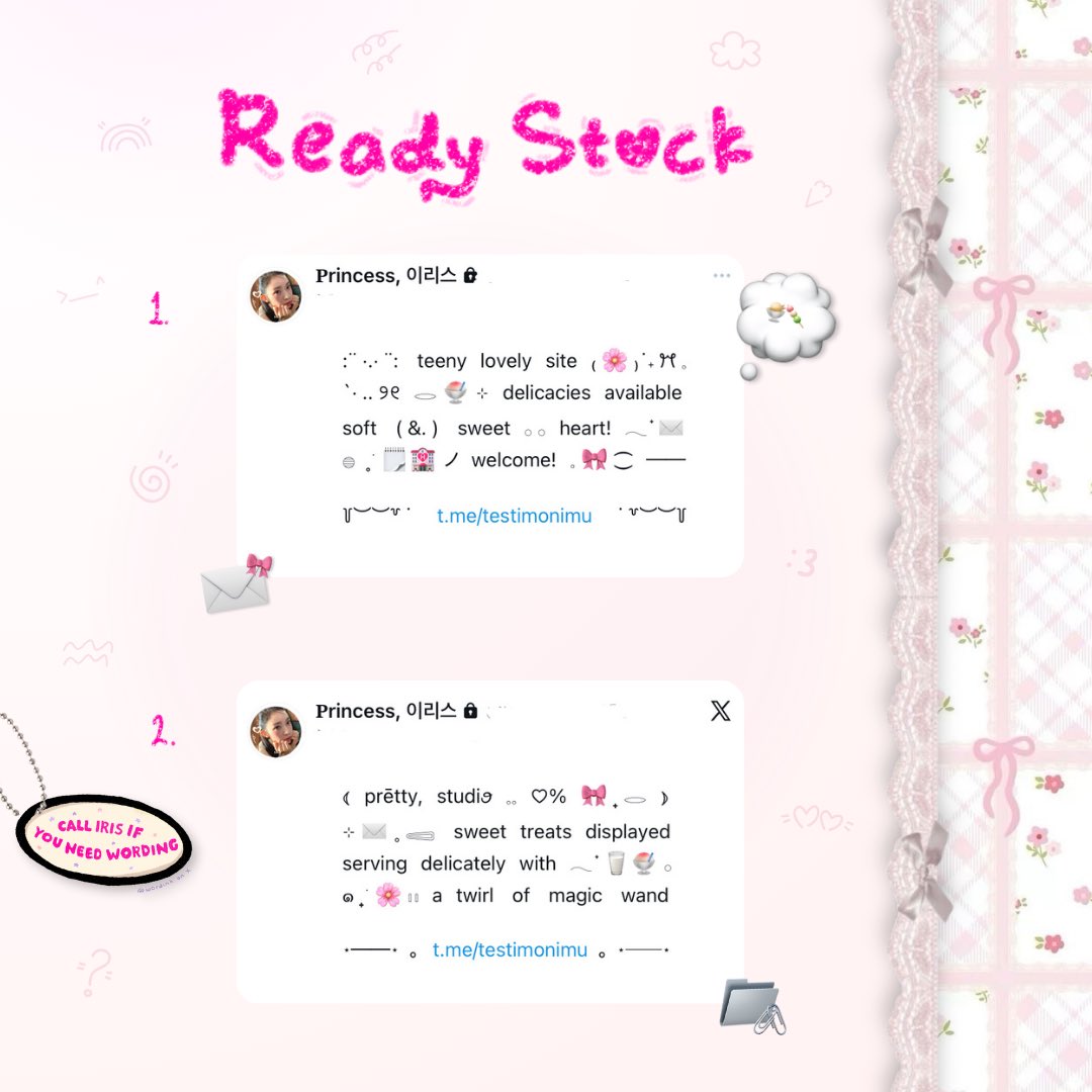 wordinh's tweet image. ⠀
kindly tap 🔁 bb  ..  tysm!  ♡%

ellöu evvyone!  🎀🥛  back &amp;amp;&amp;amp;. ready to adopt  ..  &amp;lt; PINNED WORDING &amp;gt;  grab now!  🌸  only 5.500 coins @ each!  👛  scroll down for more iaa  🍧

t. #zonaba #zonauang rs ready stock