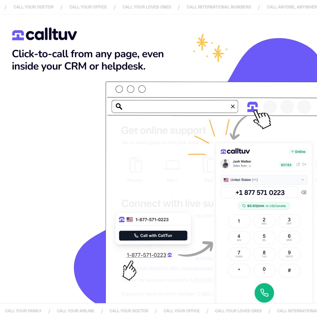 Calltuv - cheap calls from your browser tweet media