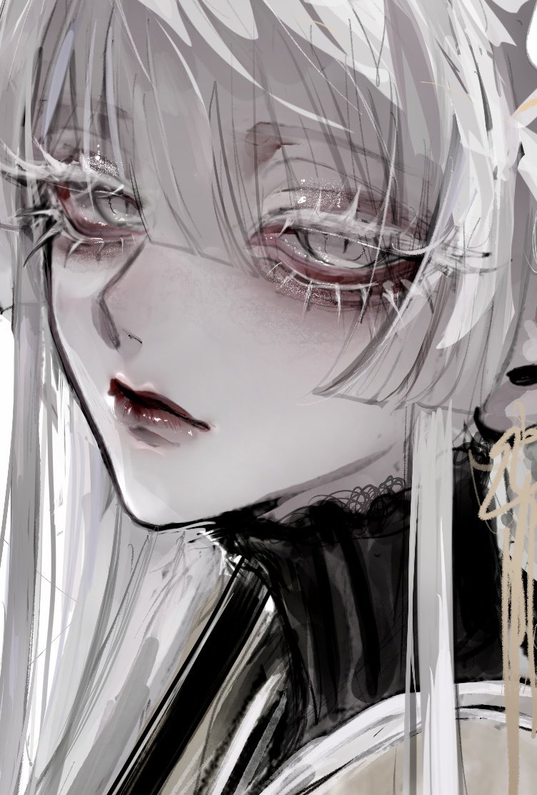 DATOKU_Alba's tweet image. まつ毛も描きおさめっすよ