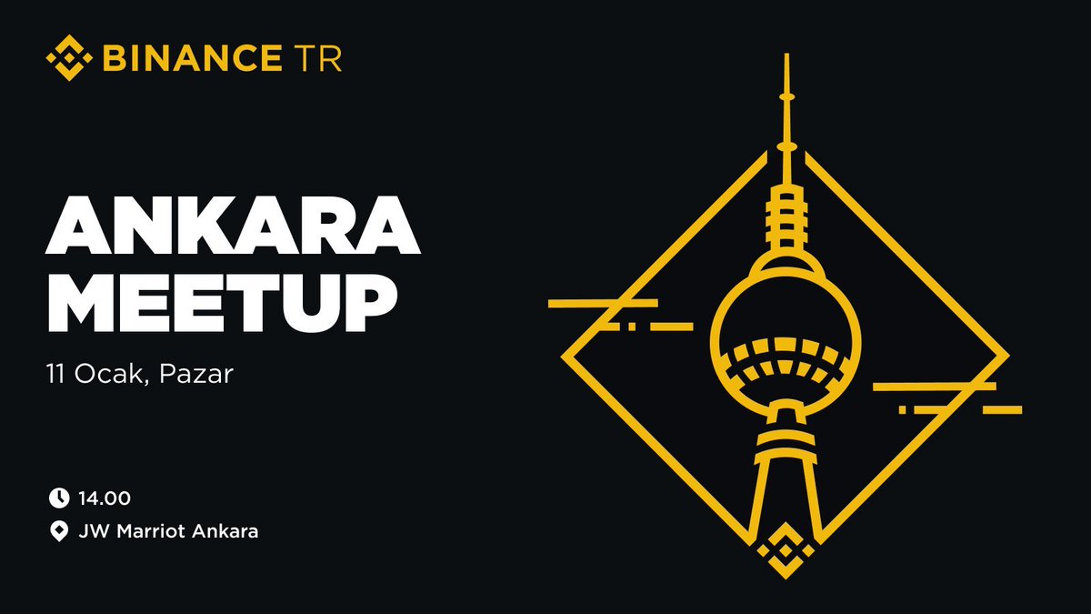BinanceTR's tweet image. Muhteşem Türkiye topluluğuyla yılın ilk topluluk buluşmasını Ankara’da gerçekleştiriyoruz! 🇹🇷

Eğitimler, networking fırsatları, eğlenceli oyunlar ve çok daha fazlası bu etkinlikte seni bekliyor.

Etkinliğimize özel Bitcoin Buton Yarışmasında yeteneklerinle iPhone 17 Pro Max 256…