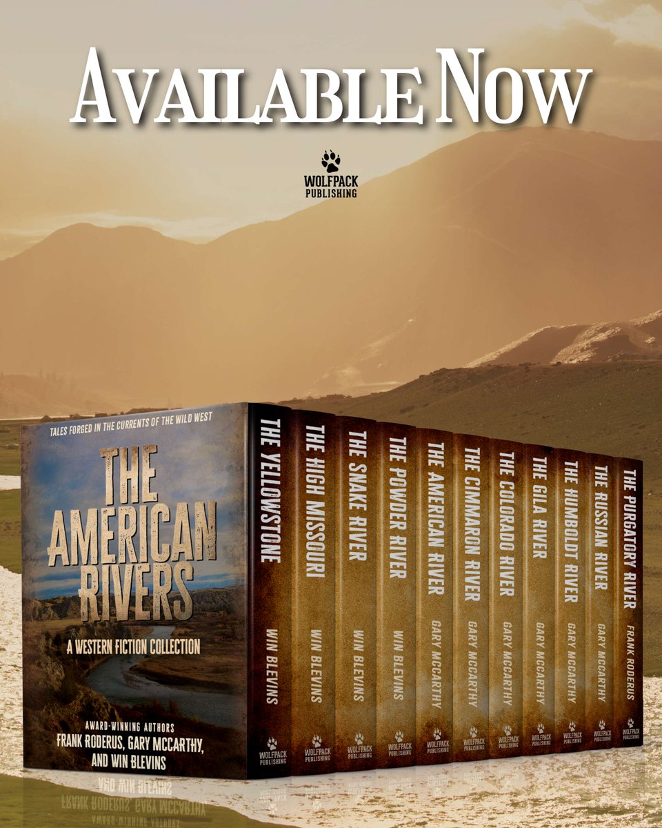 wolfpackpub's tweet photo. NOW AVAILABLE!

Eleven stories. Three authors. One history-rich collection.

Grab your copy of THE AMERICAN RIVERS today on Amazon: https://t.co/549tlMFnBd

#garymccarthy #winblevins #frankroderus https://t.co/t0xjCThEGk
