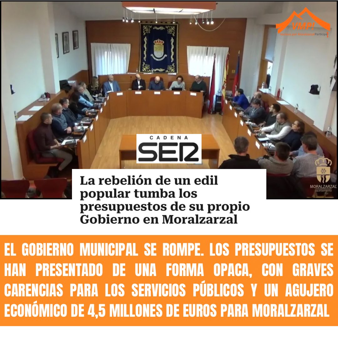 ❌Derrota del despotismo político, opacidad y mala gestión

Un fracaso del alcalde JMMoreno, que se traduce en una buena noticia para #Moralzarzal